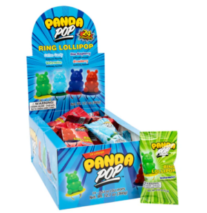 Panda Pop Ring Lollipops 0.53oz 24ct